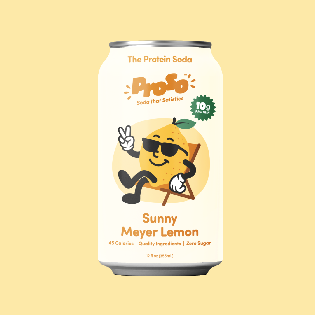 ProSo Protein Soda | 10g Clean Protein · Zero Sugar · 45 Calories
